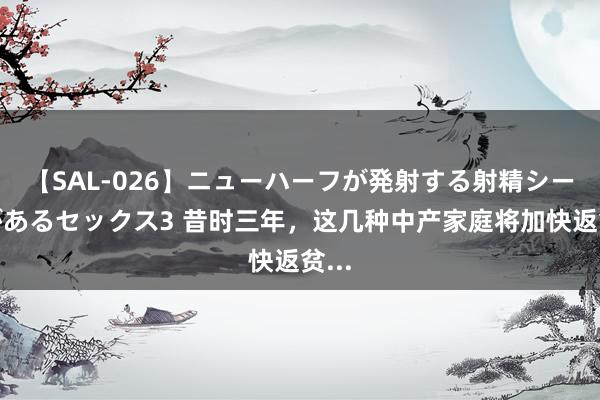 【SAL-026】ニューハーフが発射する射精シーンがあるセックス3 昔时三年，这几种中产家庭将加快返贫...