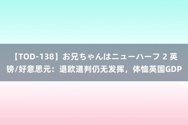 【TOD-138】お兄ちゃんはニューハーフ 2 英镑/好意思元：退欧道判仍无发挥，体恤英国GDP