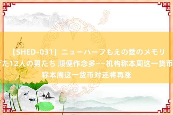 【SHED-031】ニューハーフもえの愛のメモリー 通り過ぎた12人の男たち 顺便作念多——机构称本周这一货币对还将再涨