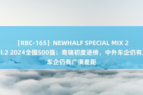 【RBC-165】NEWHALF SPECIAL MIX 240分 Vol.2 2024全国500强：奇瑞初度进榜，中外车企仍有广漠差距