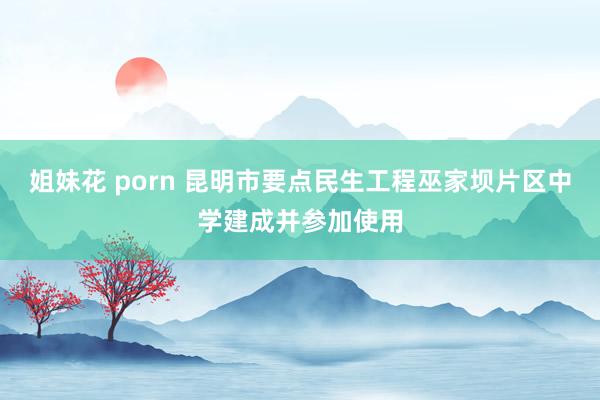 姐妹花 porn 昆明市要点民生工程巫家坝片区中学建成并参加使用