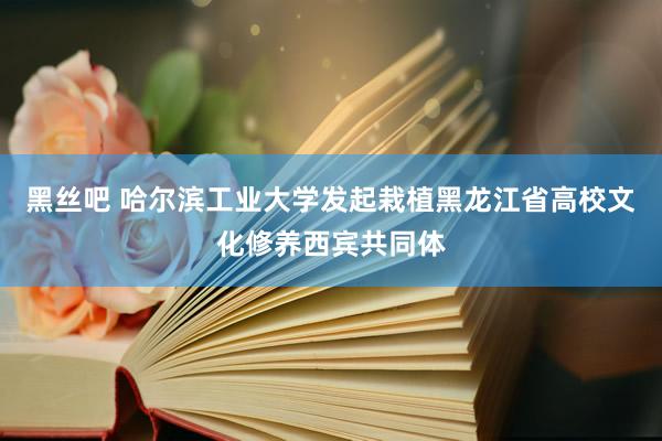 黑丝吧 哈尔滨工业大学发起栽植黑龙江省高校文化修养西宾共同体